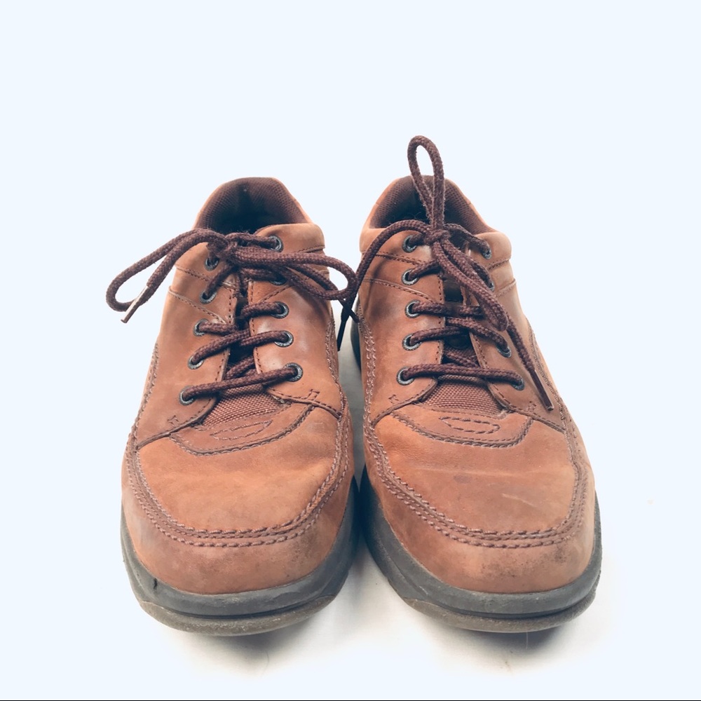Rockport Brown Leather Walking/Work Shoes